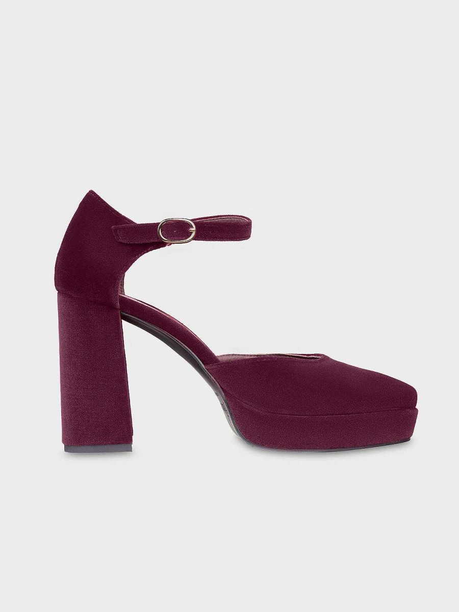 Mujer Flabelus Tacones | Flamenco Heels Garnet