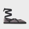 Mujer Flabelus Lazos | Eichiro Velvet Ribbon Grey