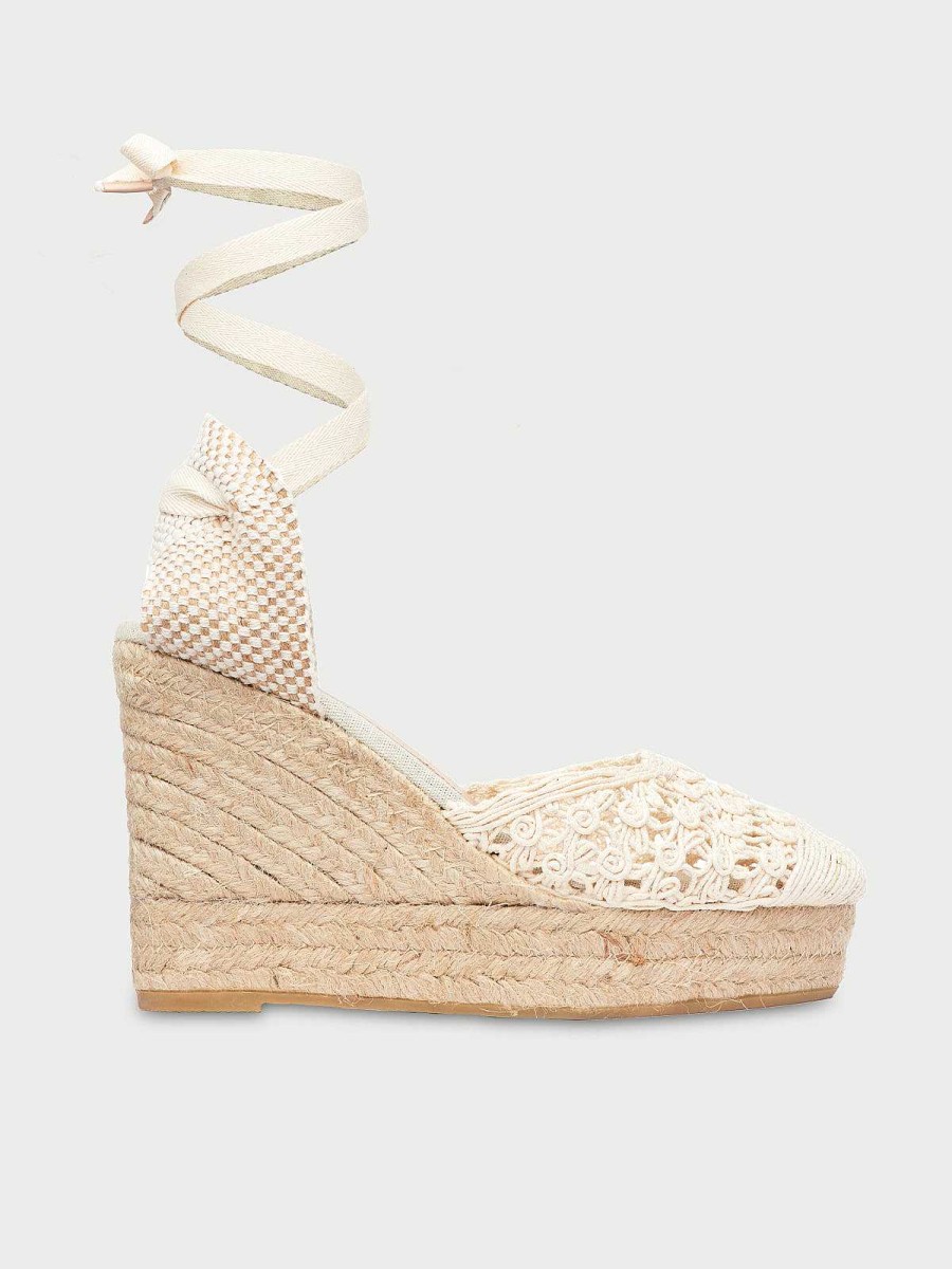 Mujer Flabelus Tacones | Fiesta Espadrilles Off White