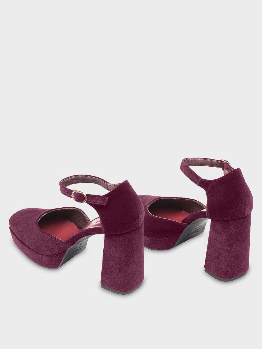 Mujer Flabelus Tacones | Flamenco Heels Garnet