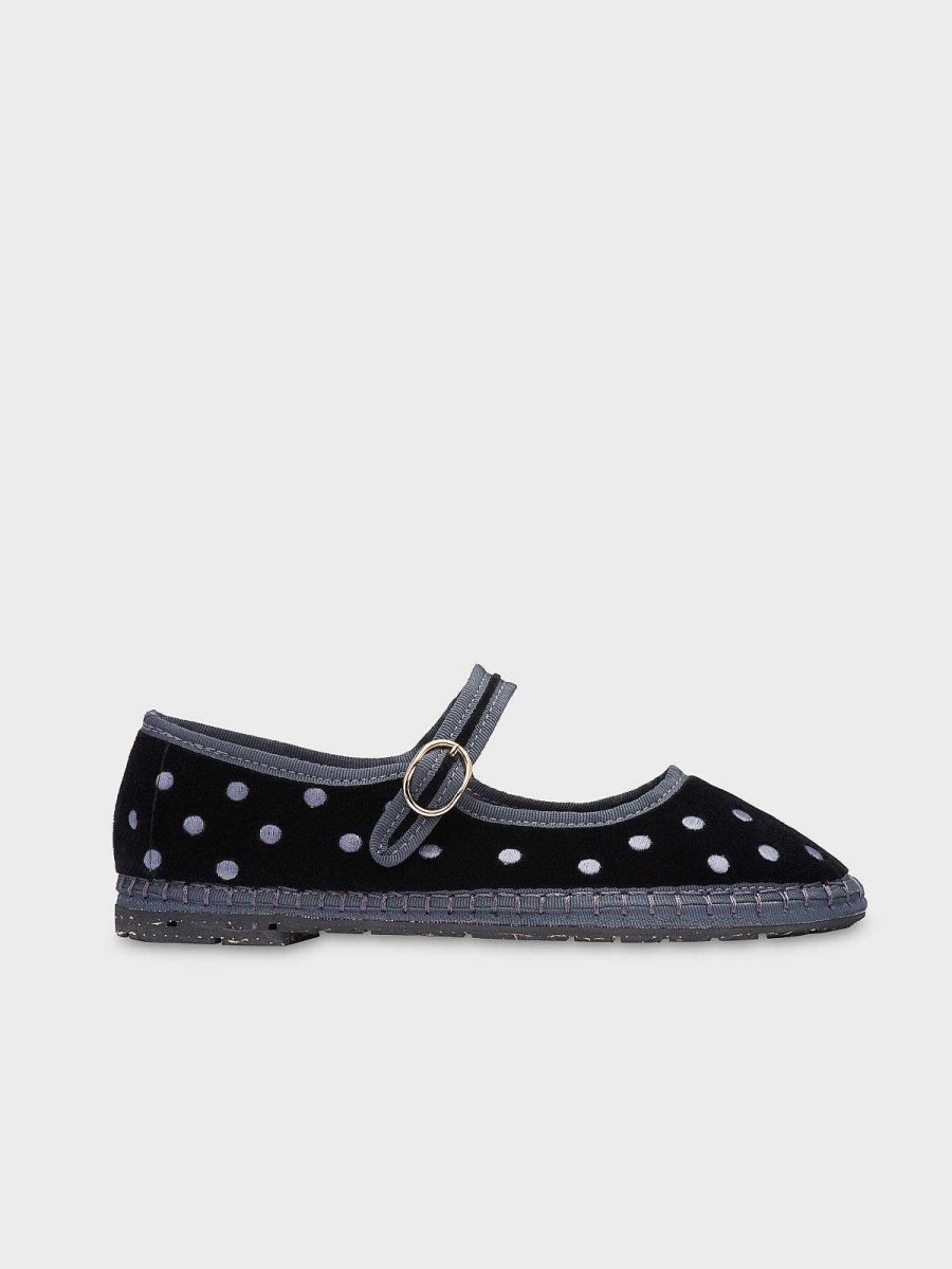 Mujer Flabelus Mary Jane | Gray Dots