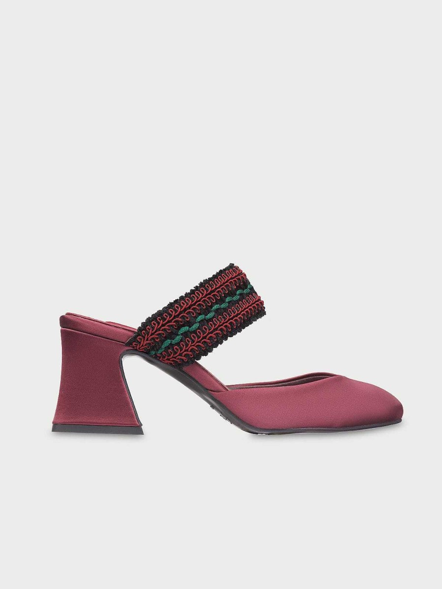 Mujer Flabelus Tacones | Foxtrot Burgundy