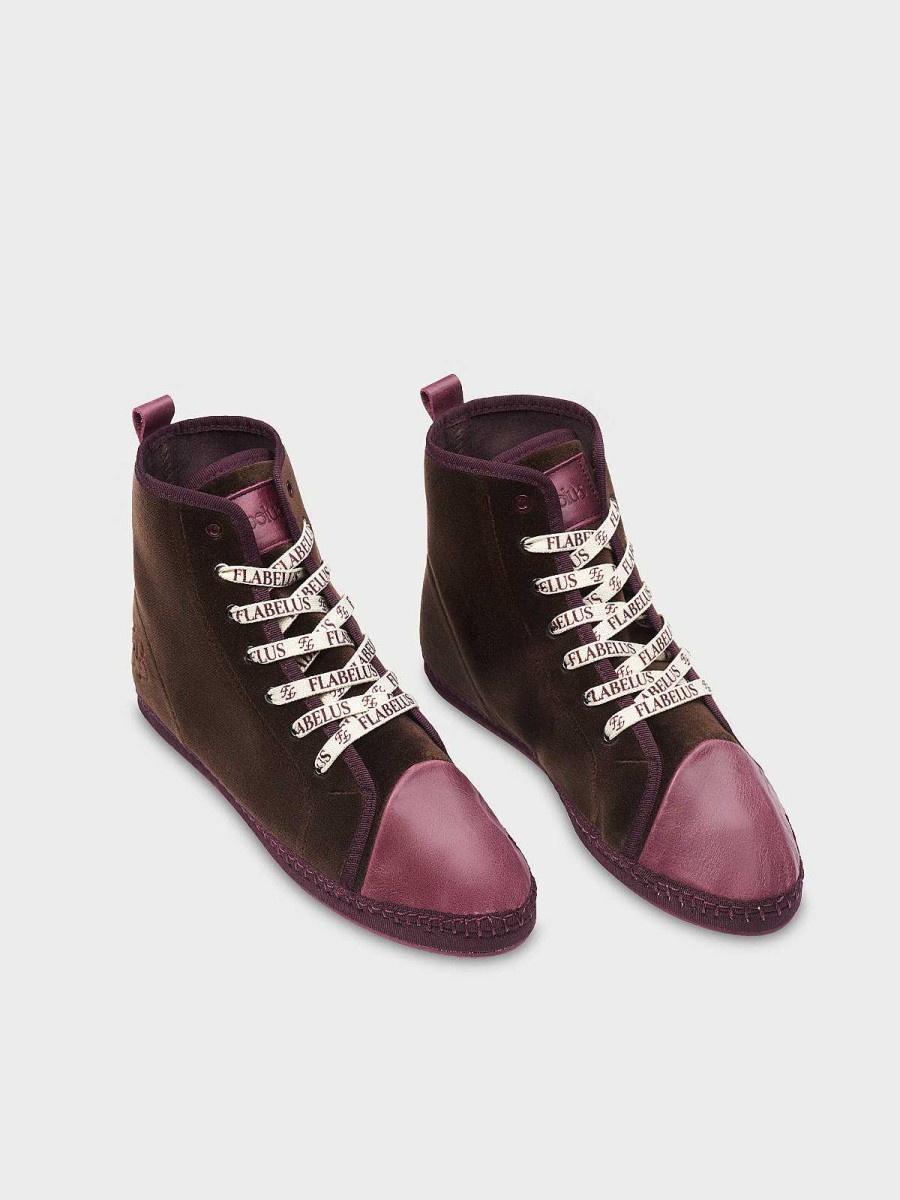 Mujer Flabelus Sneakers | The Old Sport Garnet