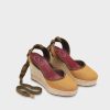 Mujer Flabelus Tacones | Fiesta Espadrilles Mustard