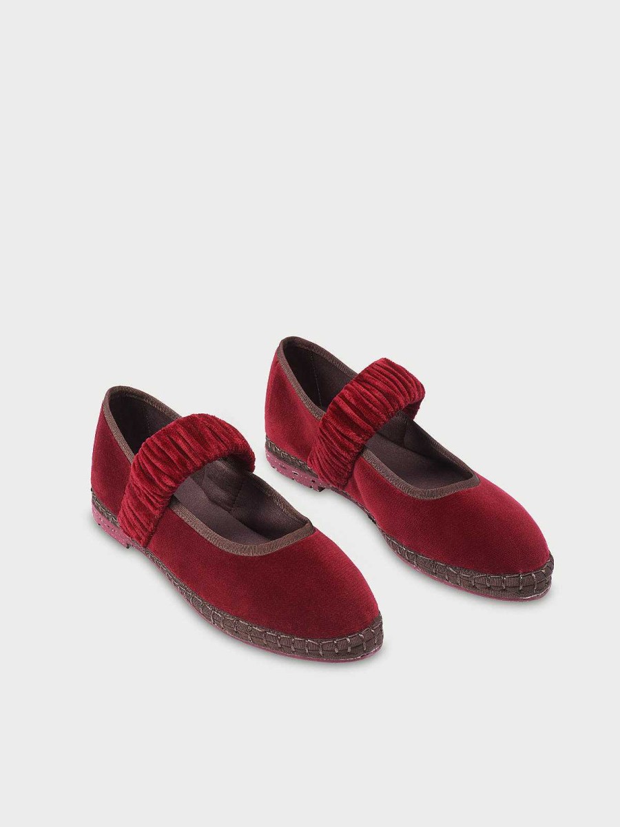 Mujer Flabelus Mary Jane | Mafalda Burgundy