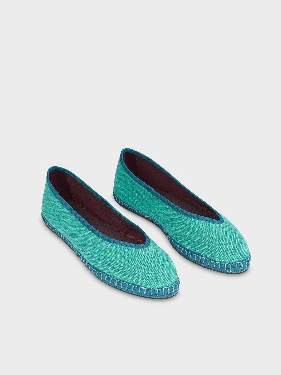 Mujer Flabelus Slippers | Heian Green