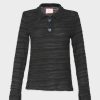 Mujer Flabelus Tops | Gatsby Glam Negro