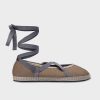 Mujer Flabelus Lazos | Eichiro Silk Ribbon Grey