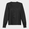 Mujer Flabelus Tops | Zelda Black Blouse