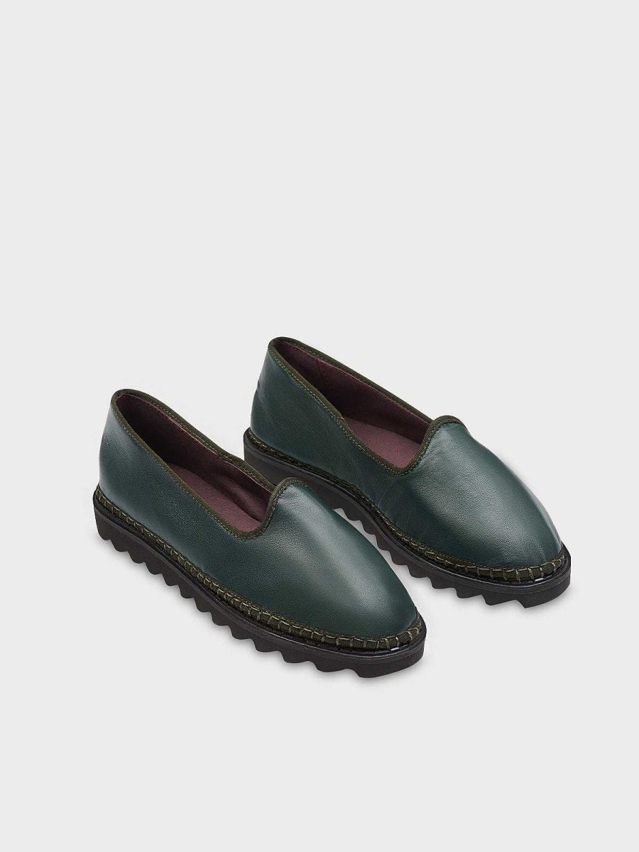 Mujer Flabelus Slippers | Ame Green