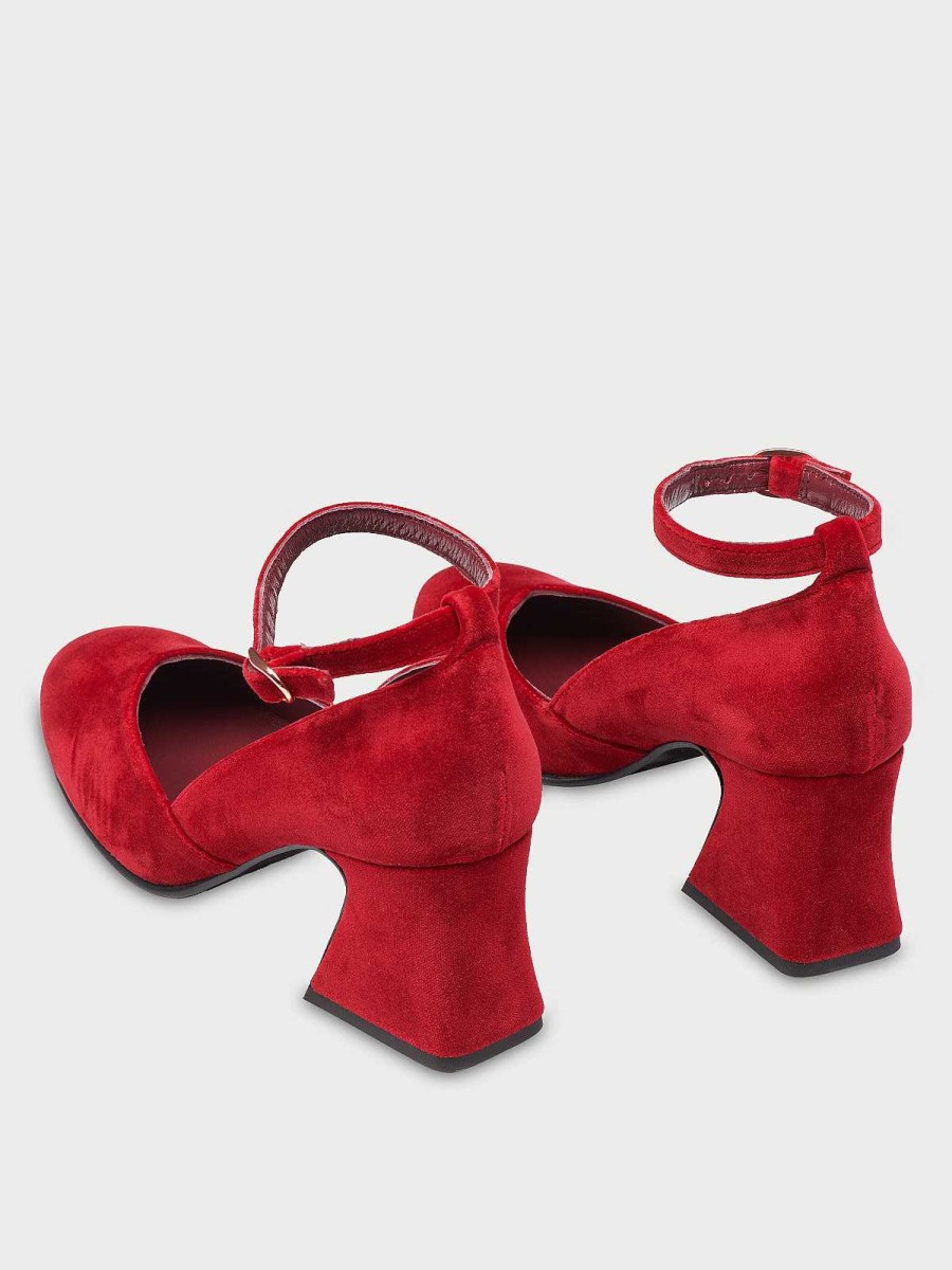 Mujer Flabelus Tacones | The D'Orsey Pumps Red