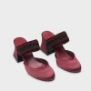 Mujer Flabelus Tacones | Foxtrot Burgundy