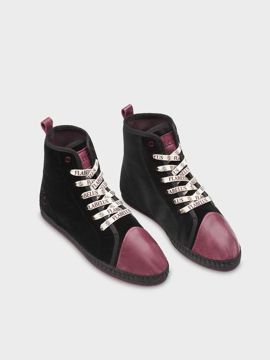 Mujer Flabelus Sneakers | The Old Sport Black