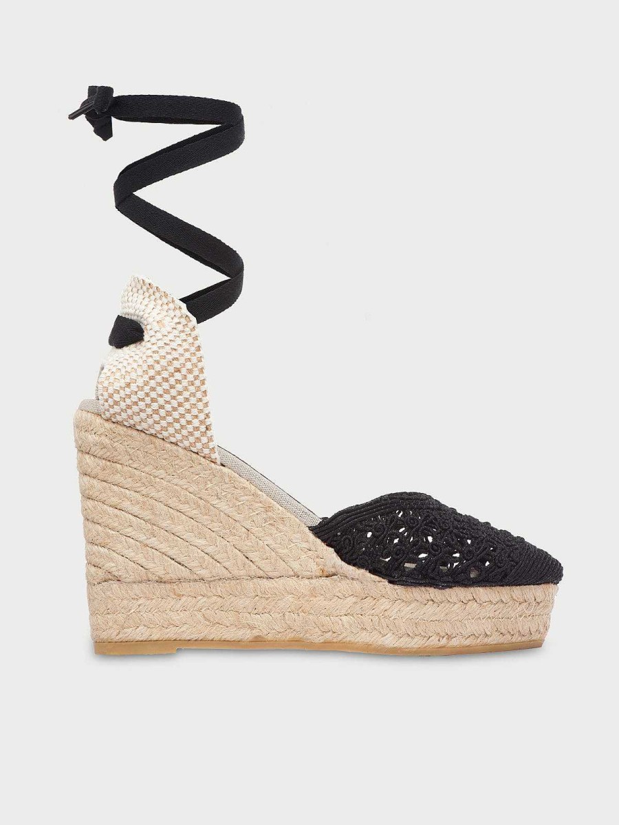 Mujer Flabelus Tacones | Fiesta Espadrilles Black