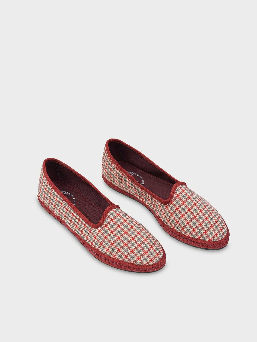 Mujer Flabelus Slippers | Ruby