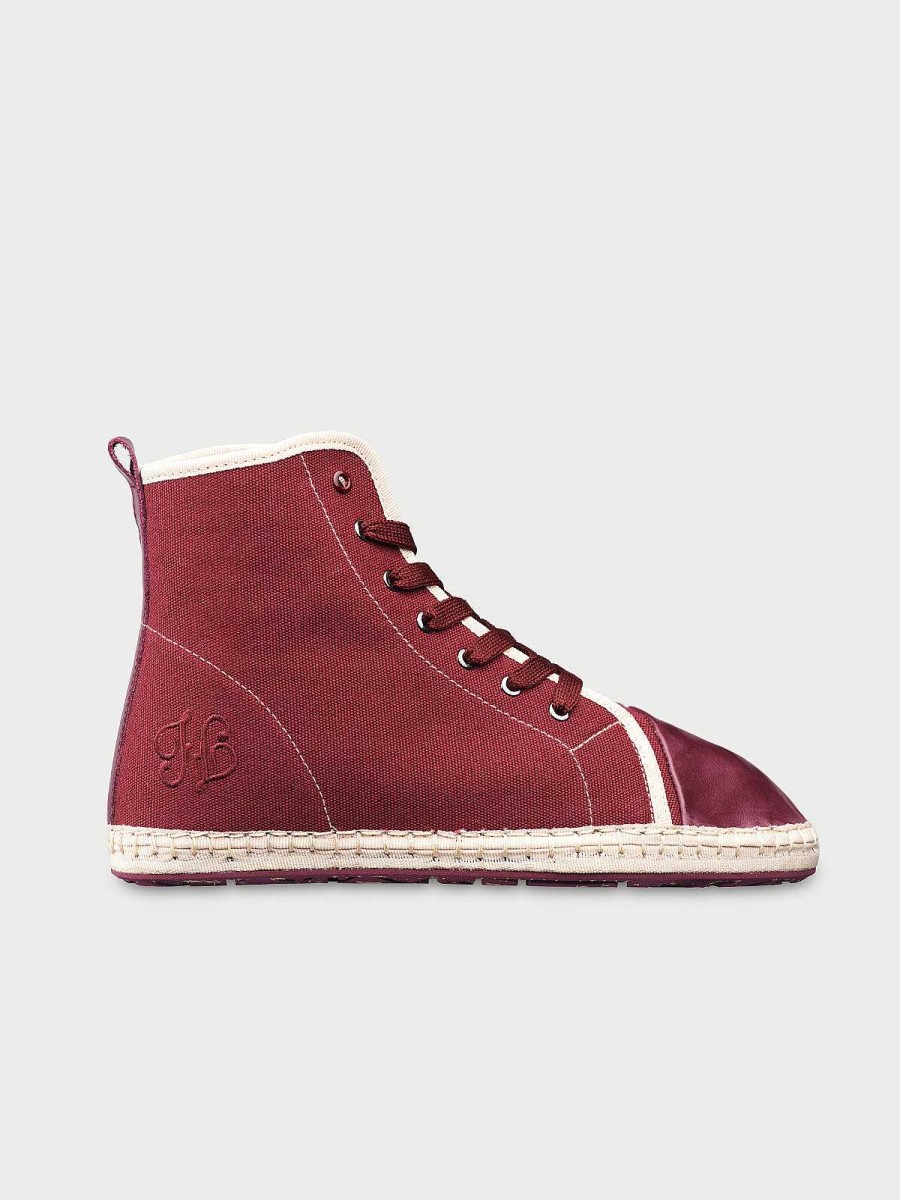 Mujer Flabelus Sneakers | The Old Sport Burgundy