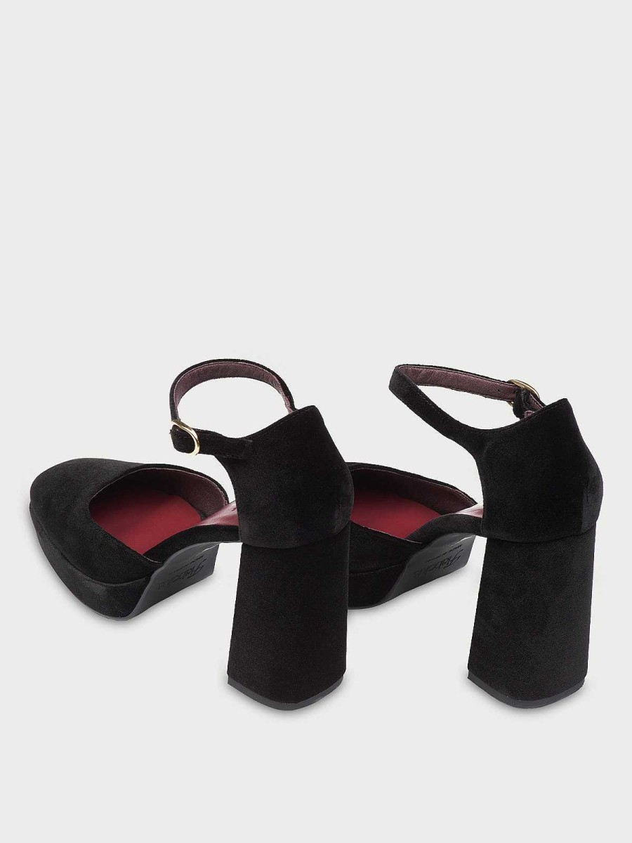 Mujer Flabelus Tacones | Flamenco Heels Black