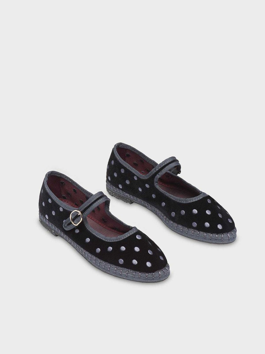 Mujer Flabelus Mary Jane | Gray Dots