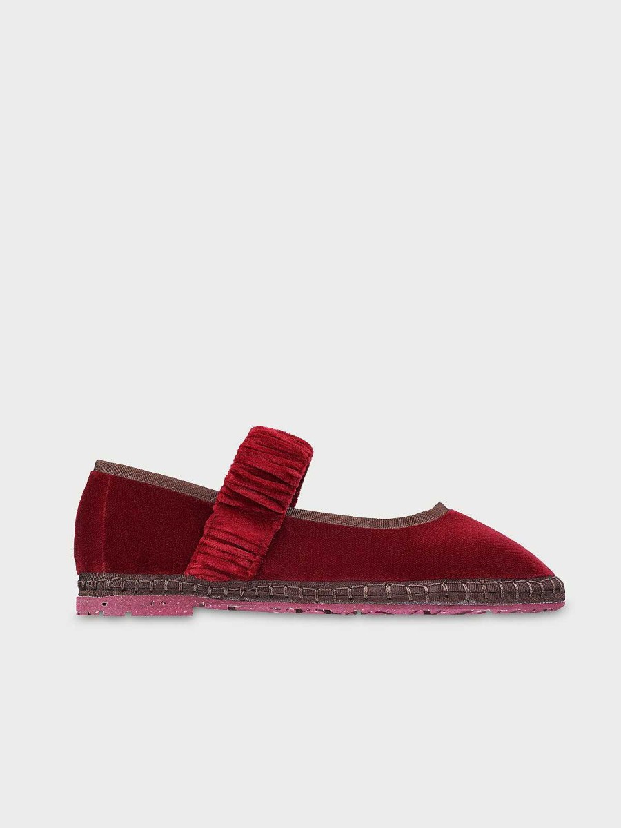 Mujer Flabelus Mary Jane | Mafalda Burgundy