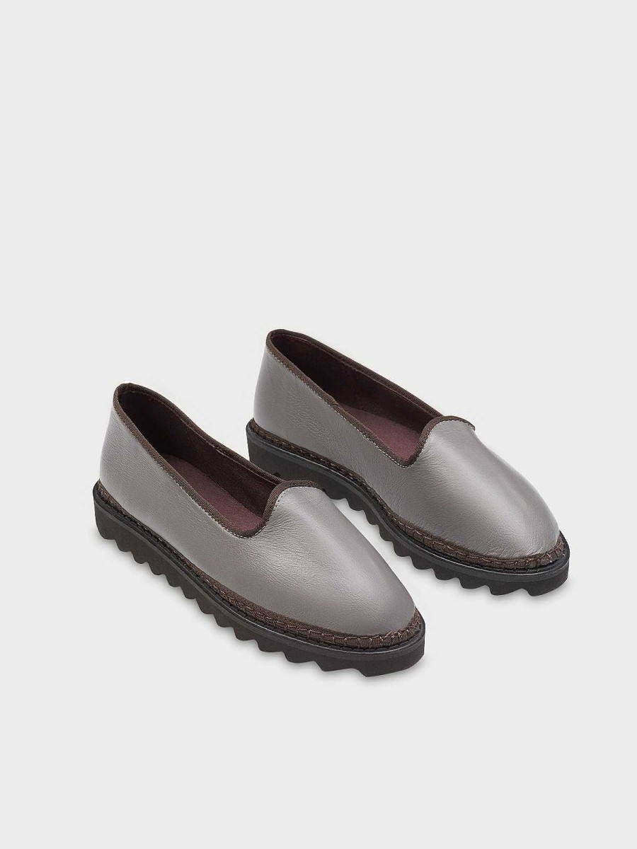 Mujer Flabelus Slippers | Ame Grey